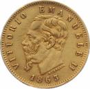 Italien 5 Lire 1863 - Vittorio Emanuele II.